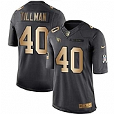 Nike Cardinals 40 Pat Tillman Anthracite Gold Salute To Service Limited Jersey Dzhi,baseball caps,new era cap wholesale,wholesale hats